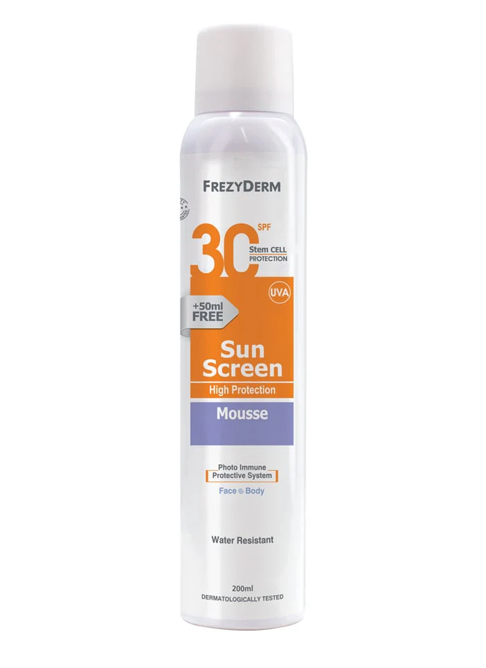 Sun Screen Mousse Face & Body