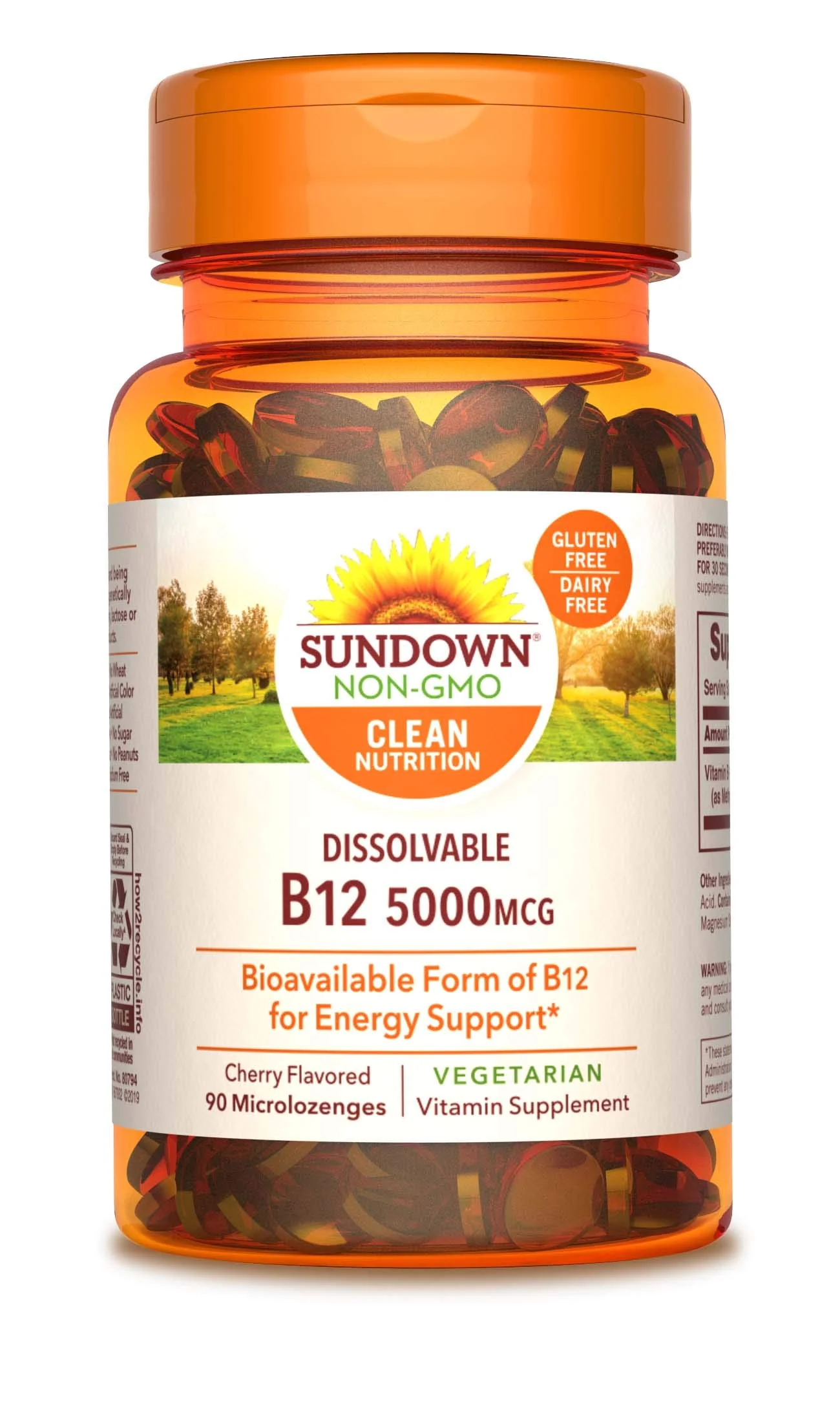 Sundown Sublingual Vitamin B12 60Cap - Image 2