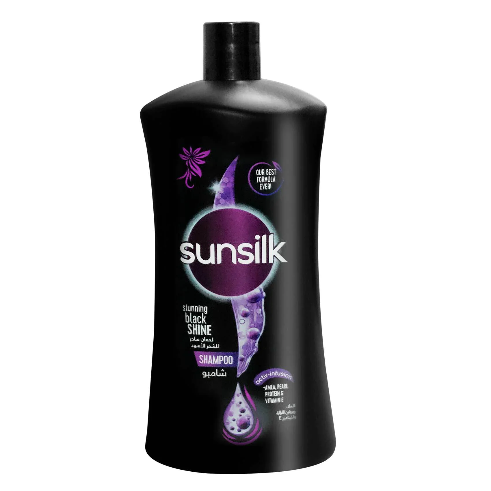 SUNSILK SHAMPOO BLACK SHINE 2IN1 1L