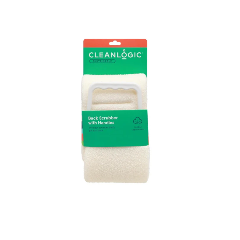 Sustainable Back Scrubber With Handles