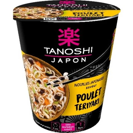 Tanoshi Nouilles Poulet Teriyaki 65g