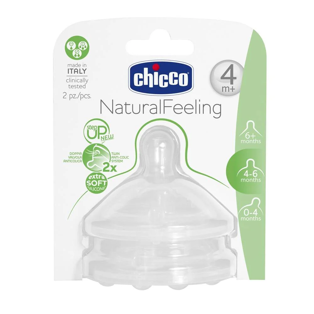 TEATS NATURAL FEELING 6M+ X2