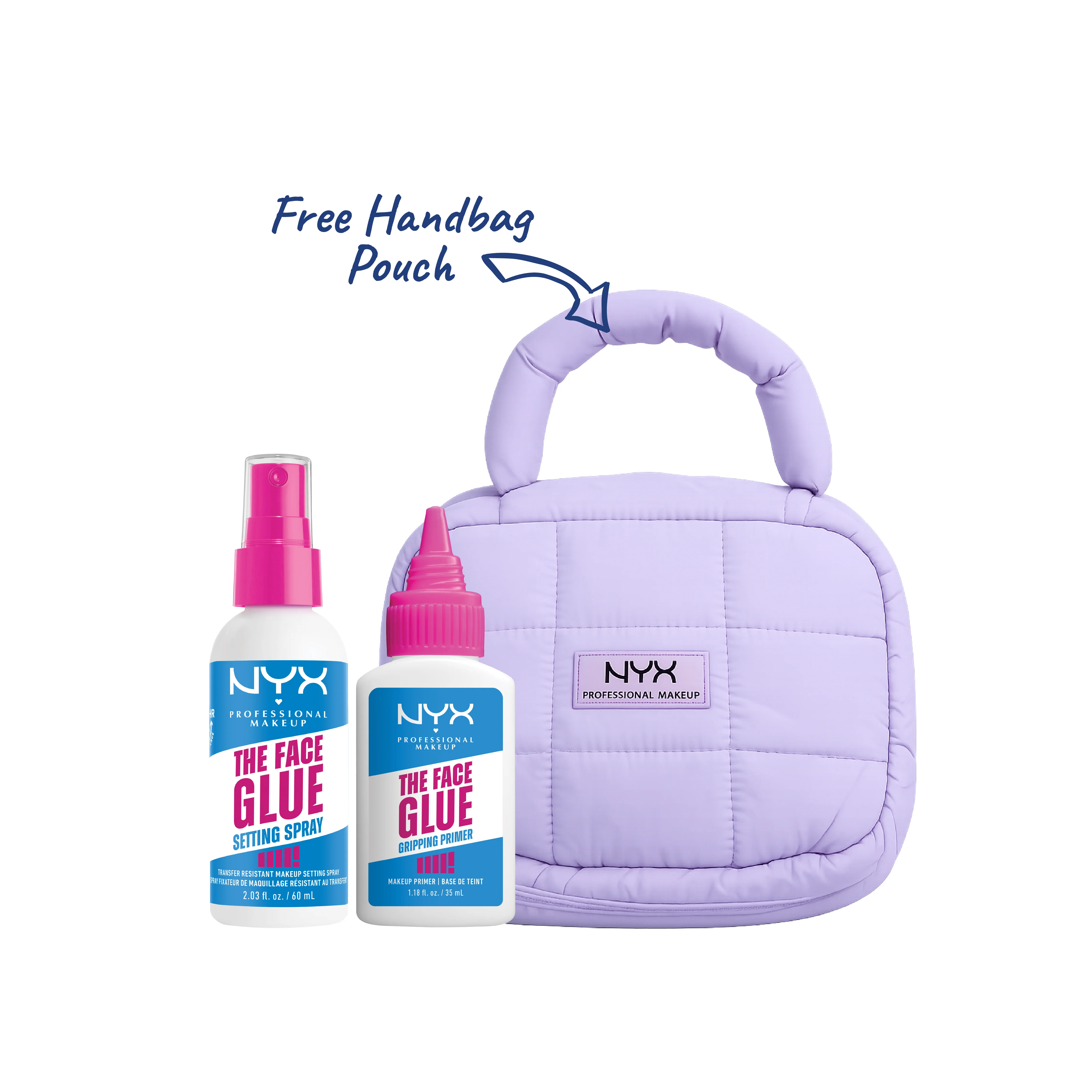 The Face Glue Primer + Setting Spray +Gift