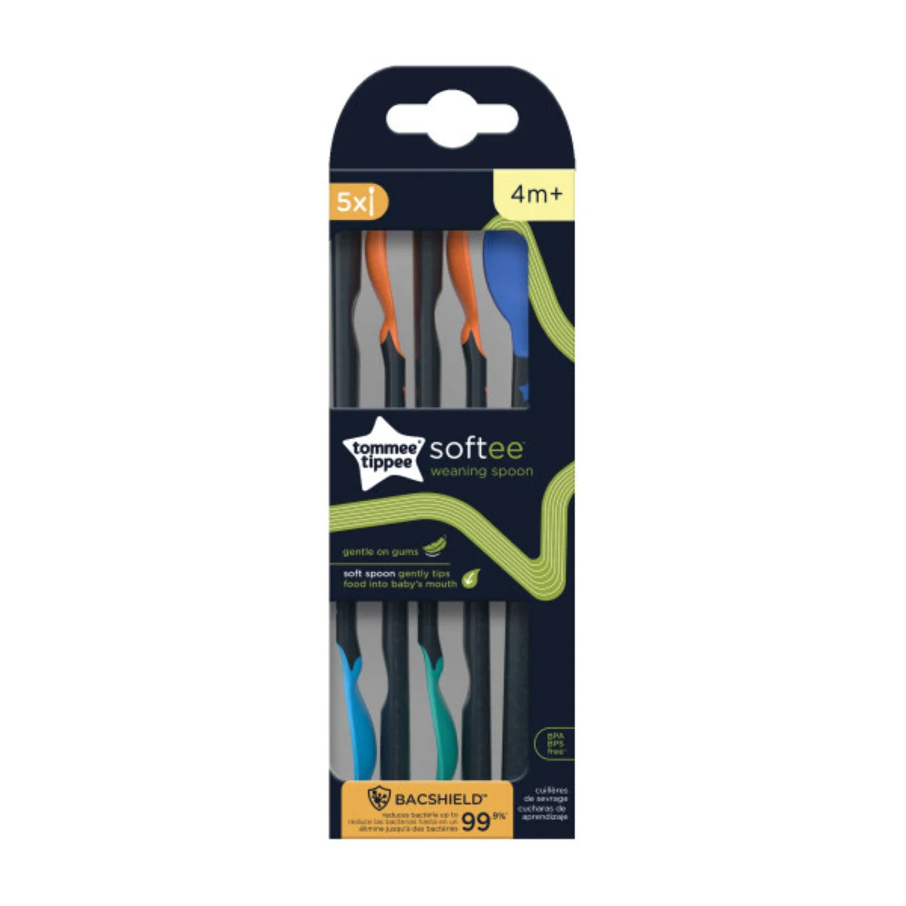 Tommee Tippee Softee Weaning Spoons - Pack of 5 - Image 2