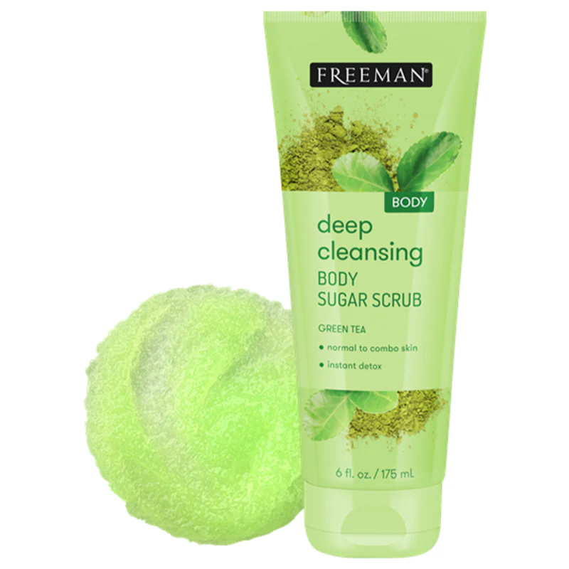 Tube Deep Cleansing Green Tea Body Sugar Scrub 175ml - Image 3