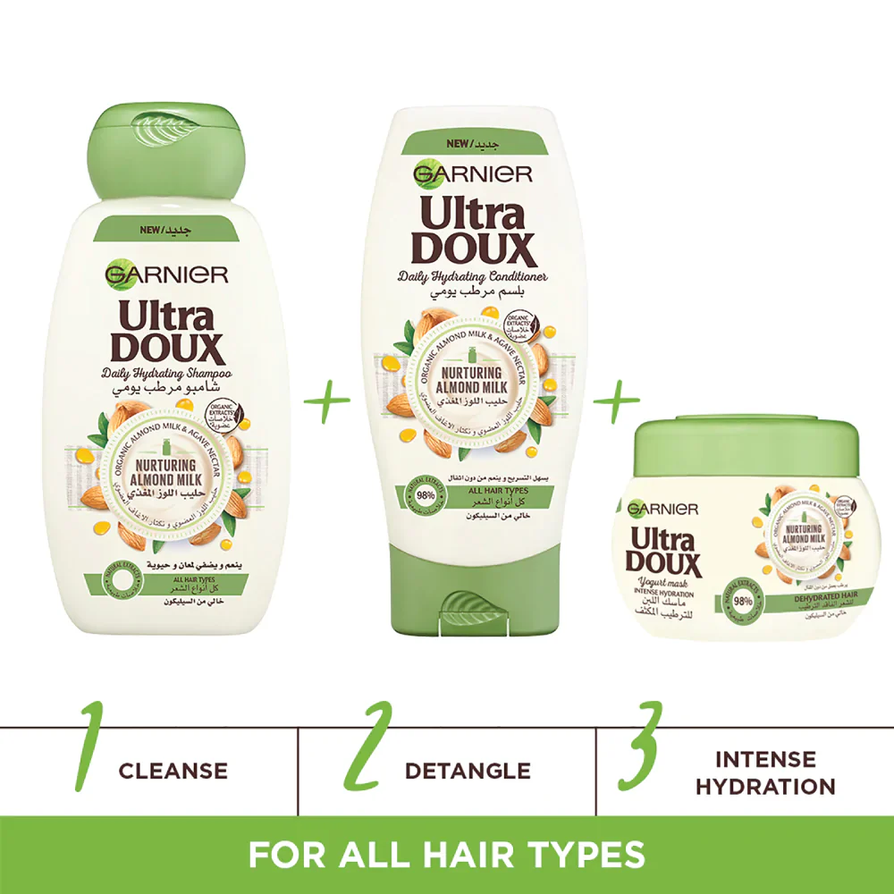 Ultra Doux Almond Milk and Agave Nectar Conditioner - Image 2