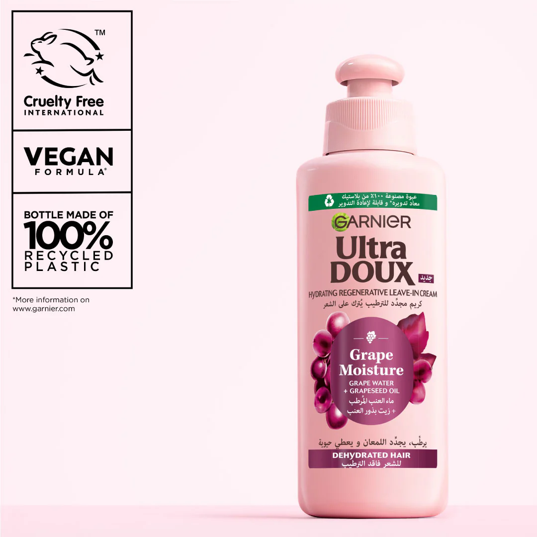 Ultra Doux Grape Moisture 2 in 1 Styling Cream, Volumizing Hydration for Dehydrated Hair. Hydrating Grape Water + Antioxidant Grapeseed Oil - Paraben-Free, Vegan, Cruelty-Free - Image 8