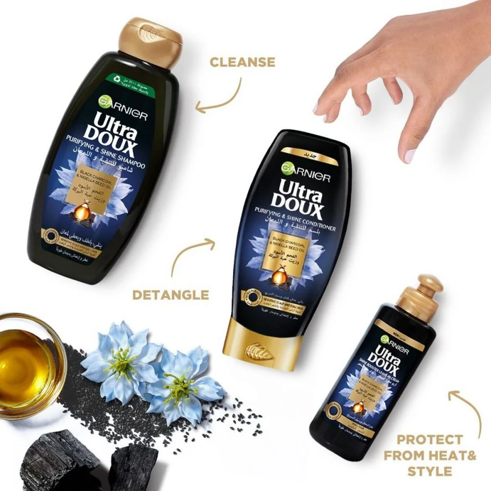 Ultra Doux Treasure Charcoal Shampoo - Image 3