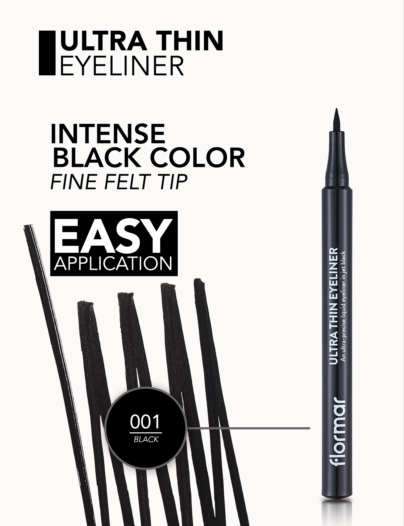 Ultra Thin Eyeliner Black - Image 4