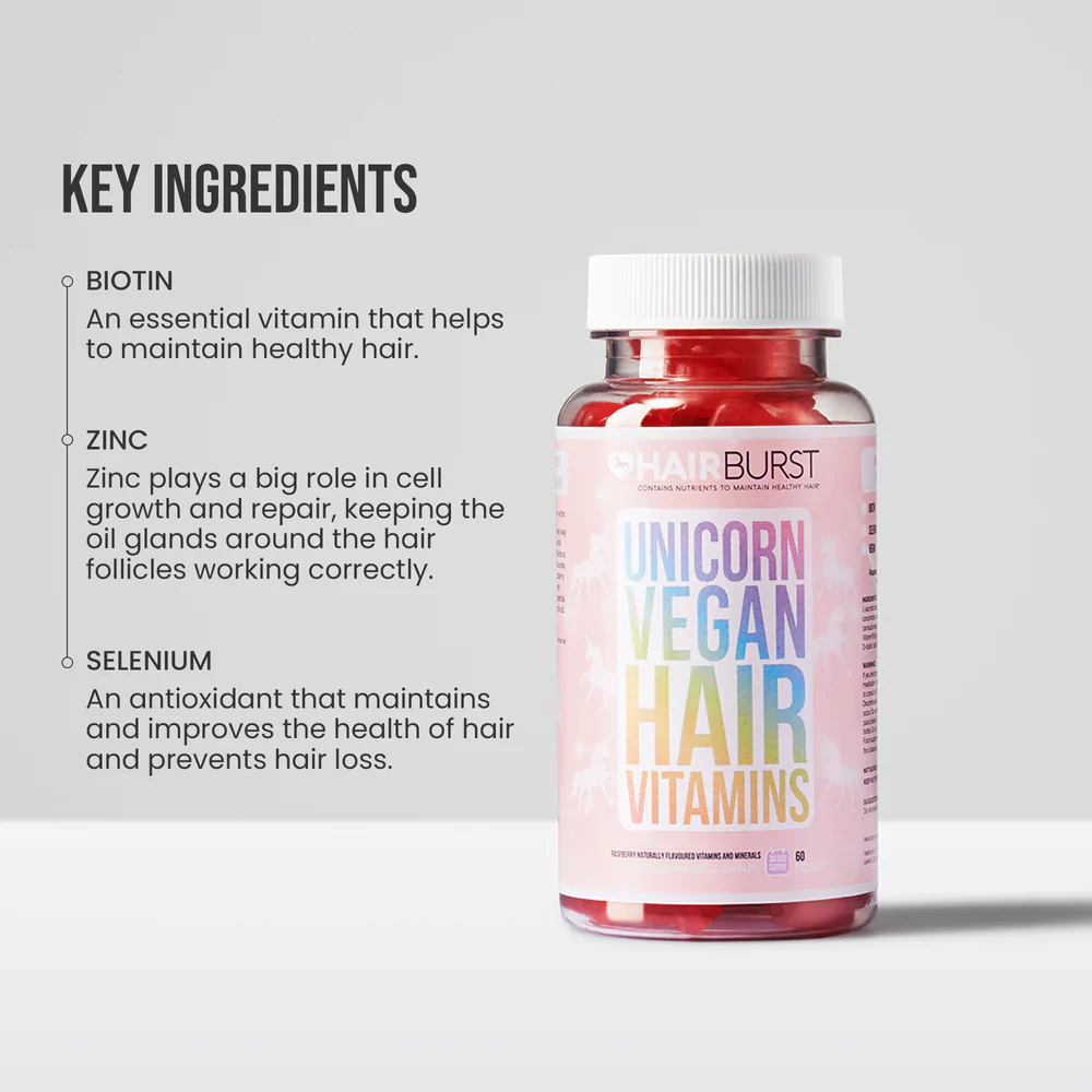Unicorn Vegan Hair Vitamins - Image 2