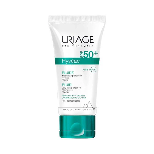 Uriage Hyséac Fluid SPF50+ is specially formulated for combination to oily skin