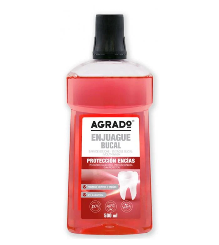 White teeth mouthwash
