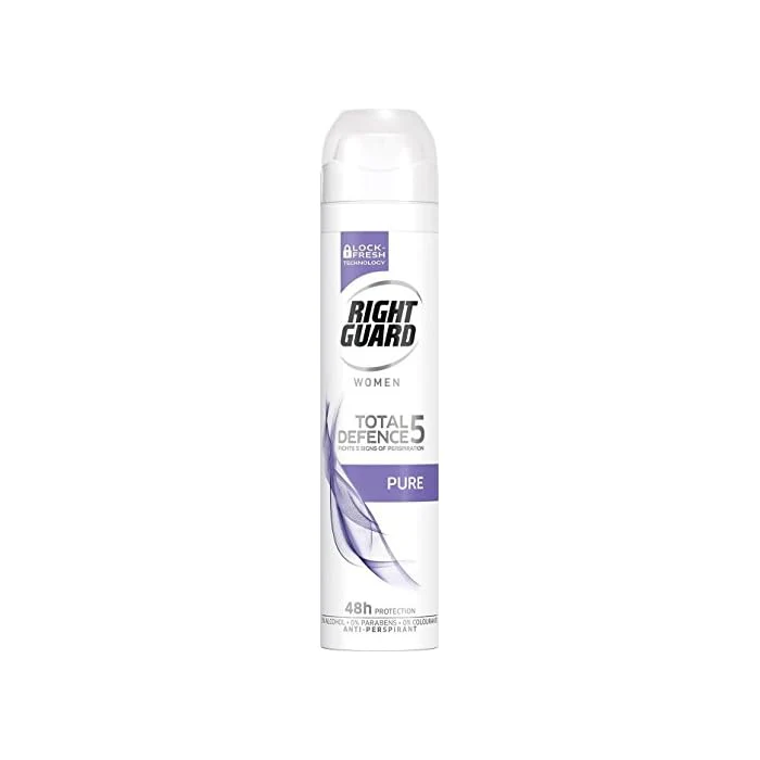 Women Total Defence 5 Unscented Anti-Perspirant Deodorant Aerosol 250ml